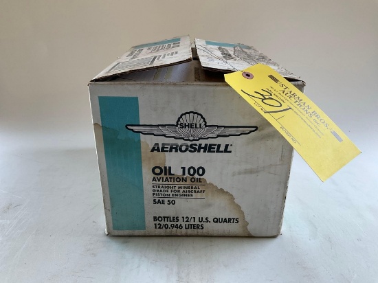 (12) BOTTLES OF AEROSHELL 100 OIL
