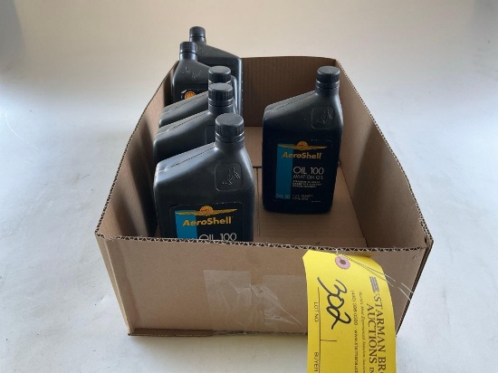 (6) BOTTLES OF AEROSHELL 100 OIL