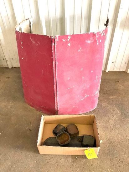 (LOT) STINSON STATION WAGON COWL & FRANKLIN ENGINE INVENTORY