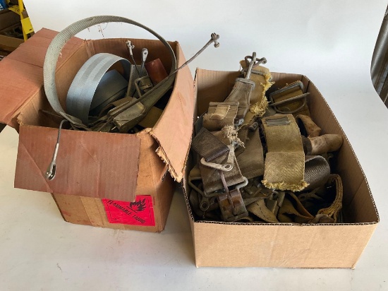 BOXES OF SEAT BELTS & HARNESS INVENTORY
