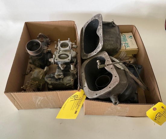 BOXES OF CARBURETOR INVENTORY