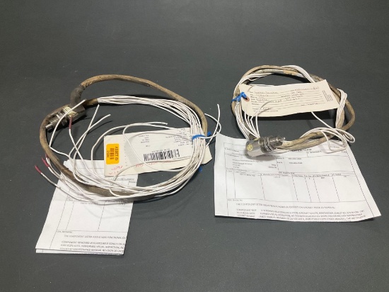 (2) LEAR 60 MAIN GEAR SQUAT SWITCHES 1CH1-6 (REMOVED FROM TEARDOWN AIRCRAFT WITH TIMES & CYCLES ON