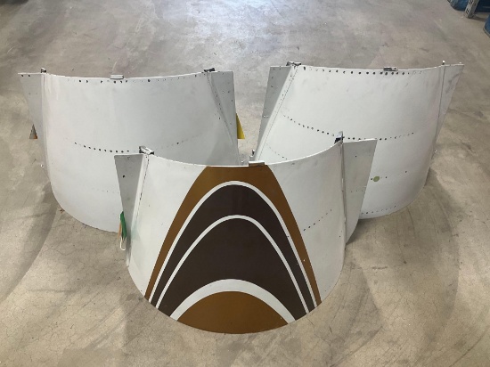 LEAR 60 THRUST REVERSER CLAMSHELL DOORS 266-0003-509 & -511 (ALL WITH REPAIRABLE TAGS/REMOVED FROM