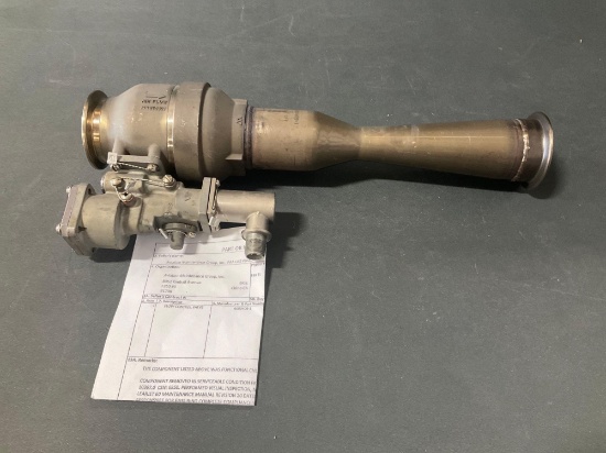 LEAR 60 FLOW CONTROL VALVE 6600409-1 (REMOVED FUNCTIONAL CHECKED FROM TEARDOWN AIRCRAFT)