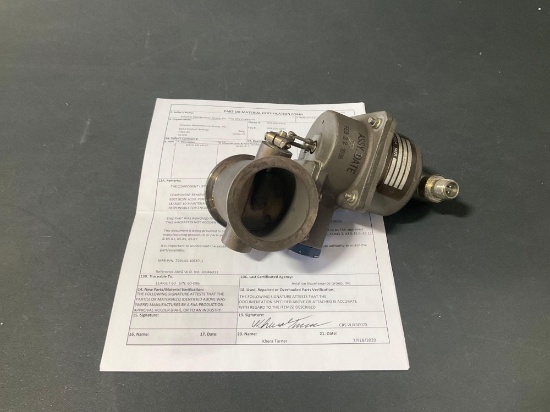 LEAR 60 BLEED AIR VALVE 7608071-1 (REMOVED FUNCTIONAL CHECKED FROM TEARDOWN AIRCRAFT)