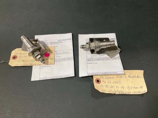 LEAR 60 R/H & R/H PRESSURE SWITCHES HE12423 (BOTH REMOVED FROM SAME TEARDOWN AIRCRAFT)