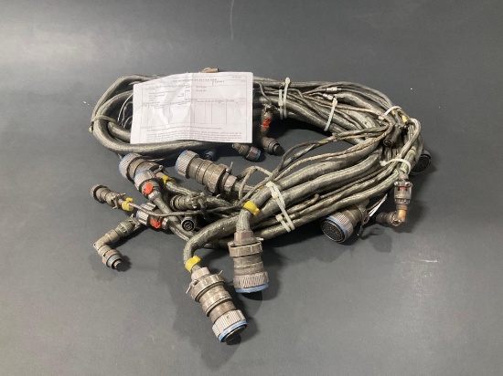 LEAR 60 ENGINE CONTROL HARNESS 6081500-807 (REMOVED FUNCTIONAL CHECKED FROM TEARDOWN AIRCRAFT)
