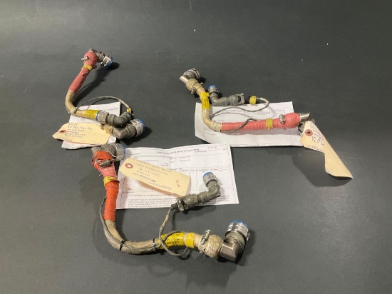 LEAR 60 PYLON ENGINE HARNESS 6080028-001 & -002 (ALL REMOVED FROM TEARDOWN AIRCRAFT)