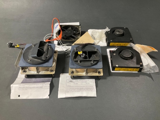 (Lot) Fan Assys 6019302-3, 011320 & 011035 (All Removed From Teardown Aircraft)