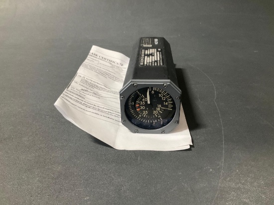 LEAR 60 MACH/AIRSPEED INDICATOR 2C131(02B709) (REMOVED FUNCTIONAL CHECKED FROM TEARDOWN AIRCRAFT)