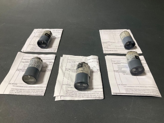 LEAR 60 CONTROL SURFACE TRIM INDICATORS 6608514-1, 6608217-20 & -21 (ALL REMOVED FROM TEARDOWN