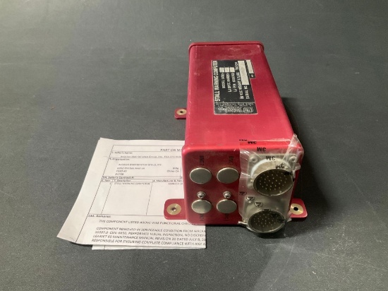 LEAR 60 STALL WARNING COMPUTER 6608263-18 (REMOVED FUNCTIONAL CHECKED ON TEARDOWN AIRCRAFT)