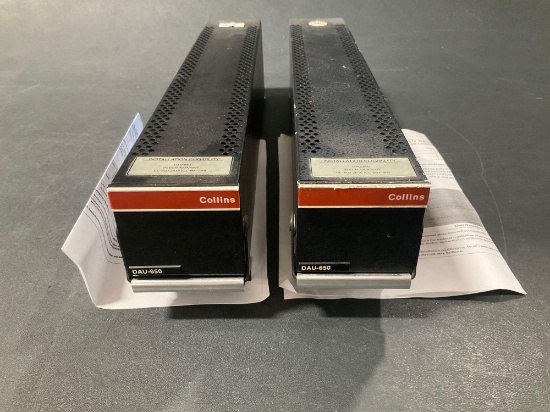 COLLINS DAU-850 UNITS 622-9344-001 (BOTH INSPECTED)
