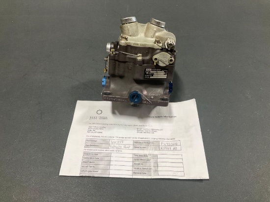 PARKER 66137 ALT# 6607066-1 HYDRAULIC PUMP 6607066-1 (REMOVED FOR TIME/CORE RETURN,SPINS FREELY)