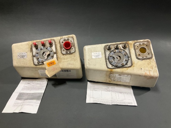 LEAR 60 ALCOHOL TANKS 5419751-11 (BOTH REMOVED FROM TEARDOWN AIRCRAFT WITH TIMES & CYCLES ON CERTS)
