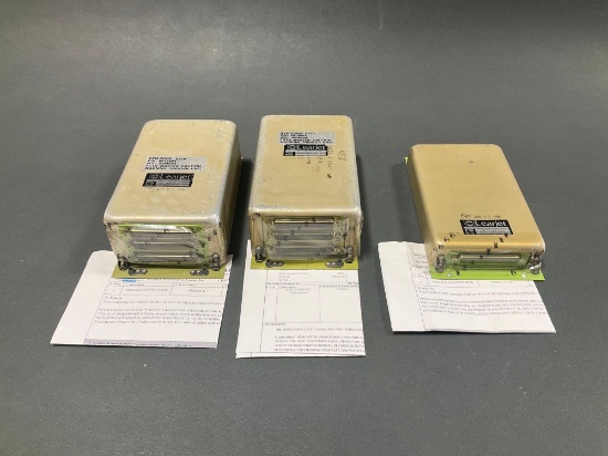 LEAR 60 MASTER CAUTION BOXES 6088251V1-001 & 6018604-4 (ALL REMOVED FROM TEARDOWN AIRCRAFT) LAST 1