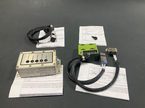 (Lot) Annunciator Switch/Panels M22885/108ac12, 92-008-5, 161212-100 & 6088221-002 (All Removed From