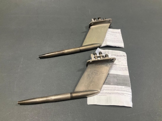 LEAR 60 PITOT TUBES 856KR7 & 856KR8 (BOTH REMOVED INSPECTED FROM SAME TEARDOWN AIRCRAFT)