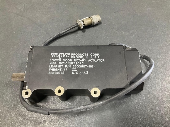 Learjet Lower Door Actuator 6603507-001 (No Tag/Condition Unknown)