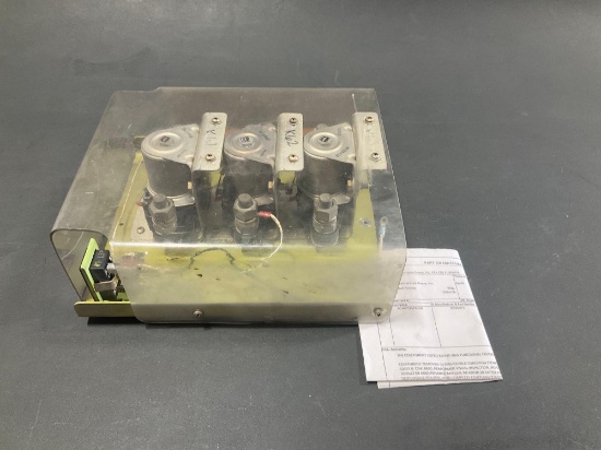 LEAR 60 AC/FREON MOTOR CONTROLLER 6018460-1 (REMOVED FUNCTIONALCHECKED FROM TEARDOWN AIRCRAFT)