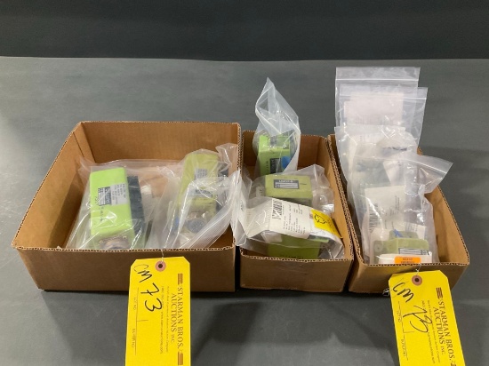 Boxes Of Lear 60 Lighting Control Boxes (All Removed From Teardown Aircraft With Times & Cycles On