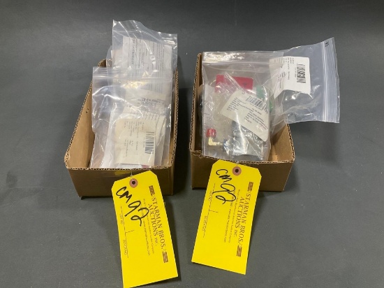 BOXES OF LEAR 60 FUEL VALVES 2780614-102 & EM91-42 (BOTH NEED REPAIR), SOLENOID VALVE 6600473-2,