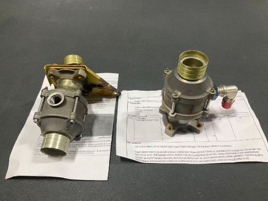 LEAR 60 REFUELING SHUT-OFF VALVES 2780614-102 (BOTH REMOVED INSPECTED/FUNCTIONAL CHECKED FROM