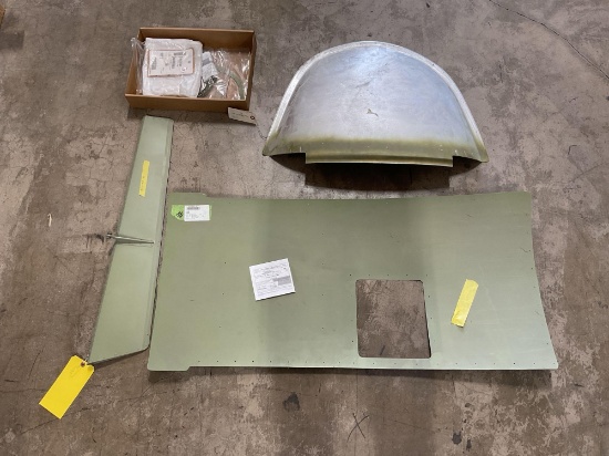 (LOT) NEW BEECH SKINS & INVENTORY 96-980001-11, -84, 96-610006-15 & TRIM TAB 96-610021-42