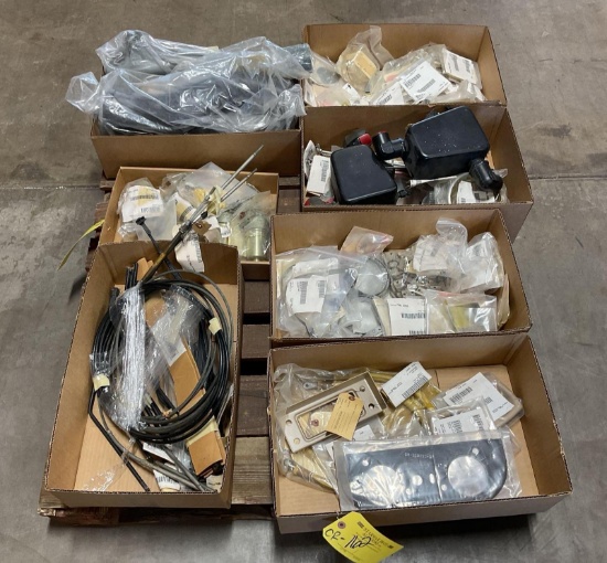 BOXES OF N.O.S. BEECHCRAFT CABLES, DUCTS & AIRFRAME INVENTORY