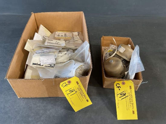 BOXES OF NEW CESSNA AIRFRAME & BRAKE INVENTORY 5003537, 2601212-4, 7300217-1, NAS566-35, LM420-55,