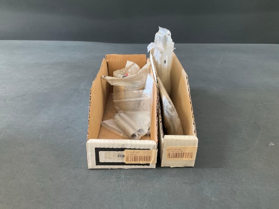 BOXES OF NEW PIPER LANDING GEAR INVENTORY 67150-00, 67036-00, ETC