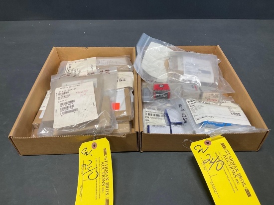 BOXES OF NEW BEARINGS 03-6009-18 & -23, M2040CC-1A, M2030AC-2, MS27640-4, NTA3244, MS27646-38,