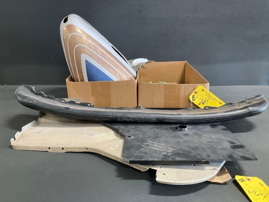 BOXES & STACK OF USED PIPER AIRFRAME INVENTORY
