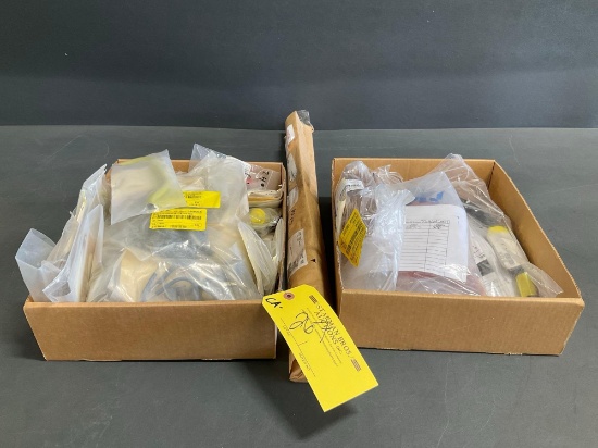 BOXES OF NEW PIPER LINES, TUBES, SEALS, SEAT TRACK & EXPENDABLES