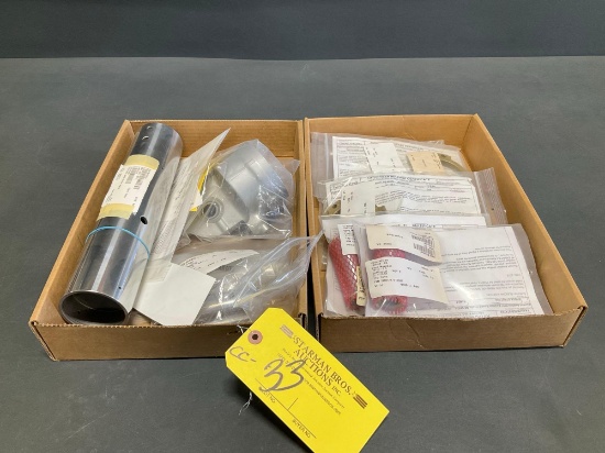 BOXES OF GLOBAL, CHALLENGER & LEARJET LANDING GEAR INVENTORY (MOST ALL HAVE CERTS)