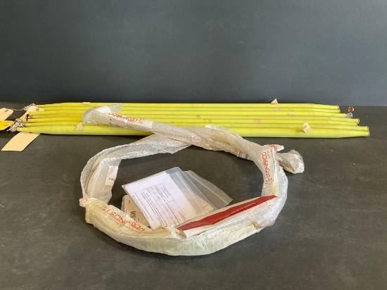 (Lot) Bell 206 Push-Pull Rods & Helicopter Inventory