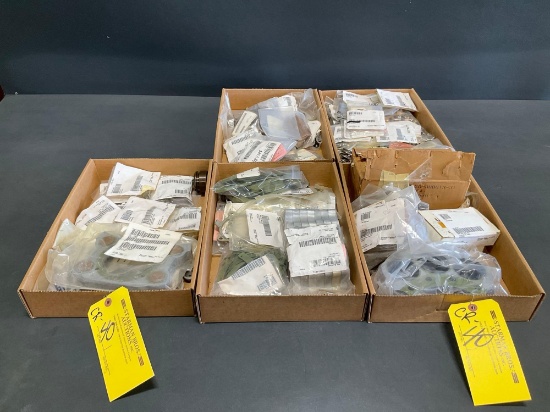 BOXES OF NEW & USED WHEEL & BRAKE INVENTORY