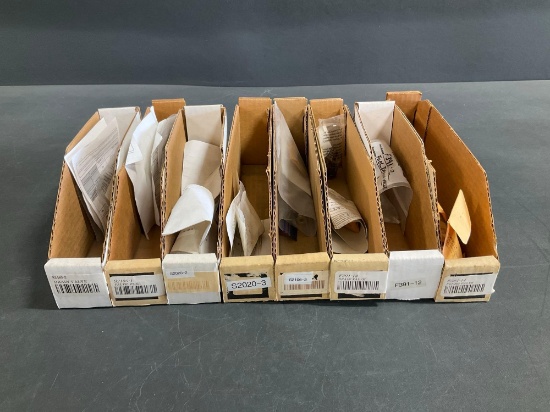BOXES OF FUEL DRAINS F391-14, -12, -18, S2106-3, S2020-3, -2, ETC
