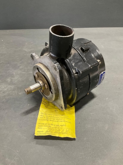 24 VOLT, 100 AMP ALTERNATOR (OLD REPAIR)