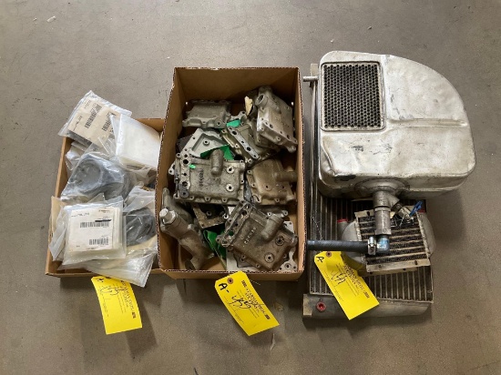 (LOT) OIL COOLERS, BACKING PLATES & MAG REPAIR INVENTORY