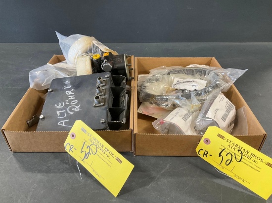 BOXES OF TURBINE ACCYS & INVENTORY