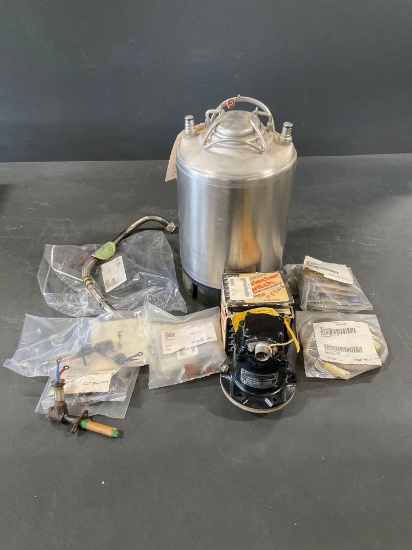 (Lot) Compressor Wash Tank, Ignitor Leads & Misc
