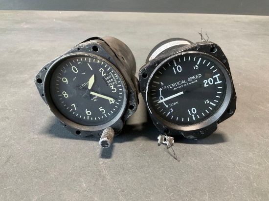 Altimeter & Airspeed Indicator 22-980 & G991-01-1c