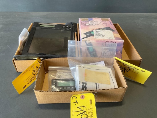 Boxes Of Garmin Gps 100 Panel, Lv-1b Adapter, Co-Pilot Display & Klx 100 Gps