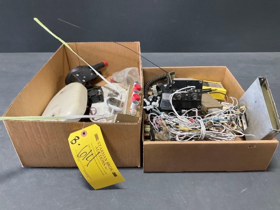 Boxes Of Avionics Cooling Fans, Elt, Stec Servo & Antennas