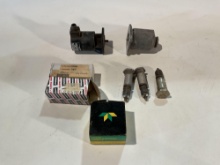 (LOT) TACH GENERATOR (SPINS WITH RESISTANCE) & USED VERNATHERMS