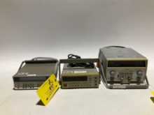 LEADER & SENCORE TEST SETS (ALL POWER ON)