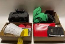 BOXES OF PILOT SUPPLIES & BAG