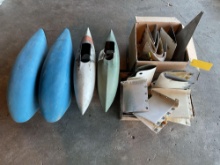 (LOT) WHEEL PANTS & FAIRINGS