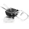 Induction Based 9.5 Inches Square Dishwasher Safe Pan with Glass Lid